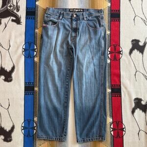 Vintage Y2K Five Jungle & Co Denim Jeans Men’s Size 38x31 Baggy Hip Hop Grunge